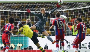 Bayern München - Borussia Dortmund 2:0 nach Verlängerung (2014): Da wollten die Borussen den Bayern einen erneuten Streich spielen, allerdings nicht mit Manuel Neuer im Kasten