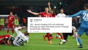 Eine kleine Anspielung an Sandro Wagners Rücktritt aus der Nationalmannschaft.