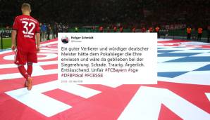 Die meisten Bayern-Spieler haben die Siegerehrung der Frankfurter nicht verfolgt. Unsportlich? Respektlos? Die Meinungen gehen auseinander.