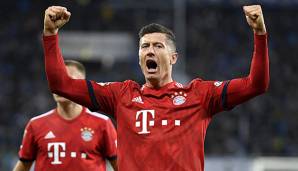 Robert Lewandowski will heute mit den Bayern ins Viertelfinale des DFB-Pokals einziehen.
