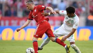 Franck Ribery kann im Halbfinale gegen Bremen nicht mitwirken.
