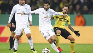 Werder-Profi Sahin setzte sich im Achtelfinale des DFB-Pokals gegen seinen Ex-Verein aus Dortmund durch.