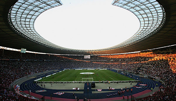 Der Berliner Olympiastadion ist erneut Austragungsort des Finals.