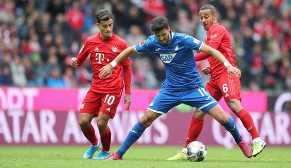 In der Hinrunde der Bundesliga konnte Hoffenheim gegen Bayern München gewinnen.