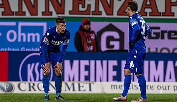 In der 2. Bundesliga verlor des KSC zuletzt vier Spiele in Folge.