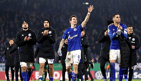 Schalke setzte sich im Achtelfinale gegen Hertha BSC durch.