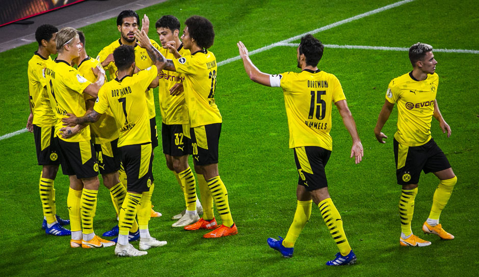 Borussia Dortmund hat sich beim 5:0-Sieg über den MSV Duisburg in der ersten Pokalrunde gut gerüstet für den Bundesligastart gezeigt. Gegen überforderte Zebras überzeugten die großen Stars - aber auch ein 17 Jahre alter Debütant. Die Noten.