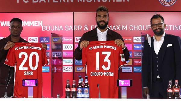 Der FC Bayern hat mit Eric Maxim Choupo-Moting und Bouna Sarr zwei neue Spieler vorgestellt.