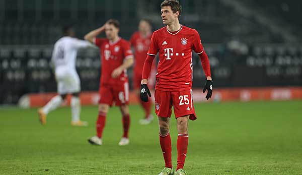 Frustrierende Gemengelage: Thomas Müller und der FC Bayern kassieren aktuell deutlich zu viele Gegentore.