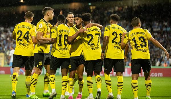 BVB easily survived the first round of the cup.