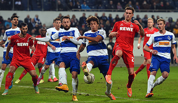 Der 1. FC Köln und der MSV Duisburg lieferten sich eine richtige Pokal-Schlacht