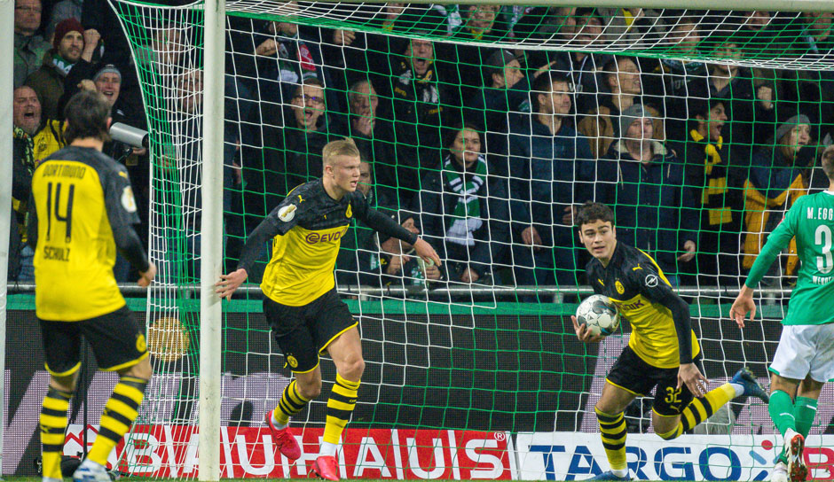 Borussia Dortmund ist beim in der Bundesliga kriselnden SV Werder Bremen nach einem dramatischen 2:3 aus dem DFB-Pokal-Achtelfinale ausgeschieden. Die BVB-Spieler in der Einzelkritik.