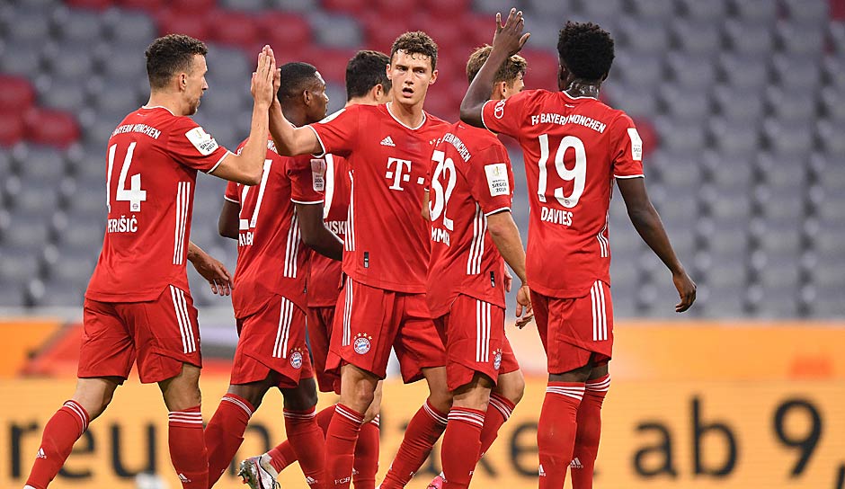 Der FC Bayern München hat sich mit 2:1 gegen Eintracht Frankfurt durchgesetzt und steht somit im Finale des DFB-Pokals. Nach einer starken ersten Hälfte brach der Rekordmeister im zweiten Abschnitt ein. Die Noten und Einzelkritiken der Spieler.
