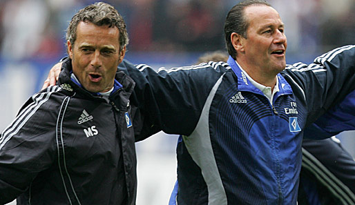 Markus Schupp (li.) war zuletzt als Co-Trainer von huub Stevens beim Hamburger SV aktiv
