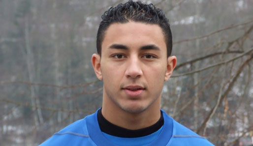 Aziz Bouhaddouz trainiert beim FC Erzgebirge Aue