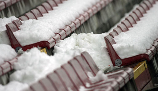 Der Schneefall sorgt weiterhin für eine Menge Spielabsagen in der 3. Liga