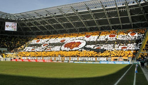 Die Fans von Dynamo Dresden dürfen nicht zum Auswärtsspiel nach Unterhaching