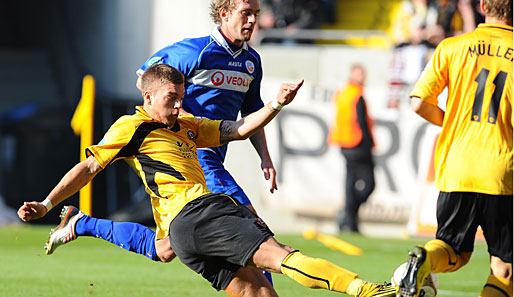 Alexander Esswein besorgte den Ausgleich für Dynamo Dresden