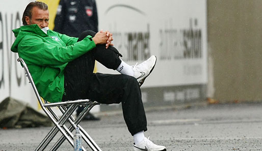 Thomas Wolter, Trainer von Werder Bremen II, kämpft derzeit gegen den Abstieg