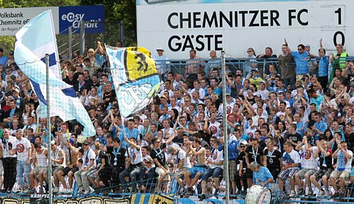 Der Chemnitzer FC spielt nächste Saison in Liga drei
