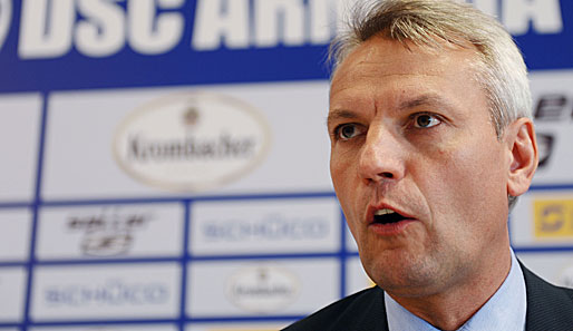 Bielefelds Geschäftsführer Ralf Schnitzmeier freut sich über die Zulassung für die 3. Liga