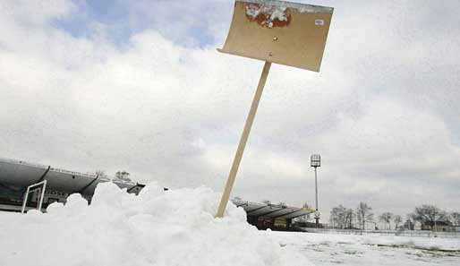 Schnee und Eis fordern in der 3. Liga seit Wochen ihren Tribut