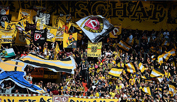 Die Fans von Dynamo Dresden dürfen sich über die Tabellenführung freuen