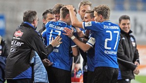 Arminia Bielefeld überwintert vor Preußen Münster als Tabellenführer der 3. Liga