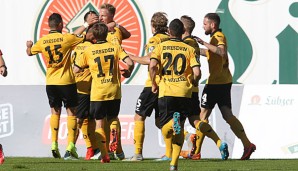 Dynamo Dresden feierte in Rostock den achten Sieg in Folge