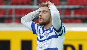 Ahmet Engin vom MSV Duisburg muss eine Strafe von fünf Spielen absitzen.
