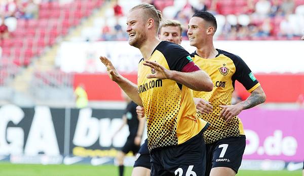 Mai schoss Dynamo beim Auftaktspiel in Kaiserslautern zum Sieg.