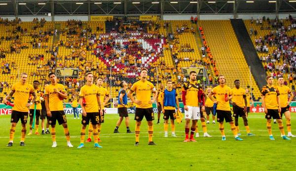 Perplexed faces: Dynamo Dresden is not really getting going this season.