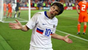 ANGRIFF - ANDREY ARSHAVIN (Russland): Der Shootingstar von Zenit traf zweimal im Turnier und stellte sich der Weltbühne vor. Anfang 2009 ging es zu Arsenal, wo er zumeist glücklos blieb. Danach zurück nach Russland, wo er die Karriere bei Almaty beendete