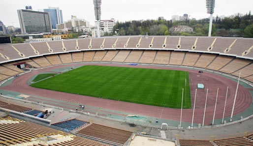 Das Olympiastadion in Kiew wurde 1923 eröffnet und wird für die EM 2012 umgebaut