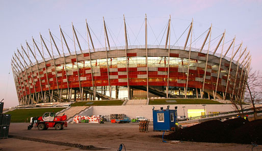 Im Warschauer EM-Stadion findet im Sommer das Eröffnungsspiel statt