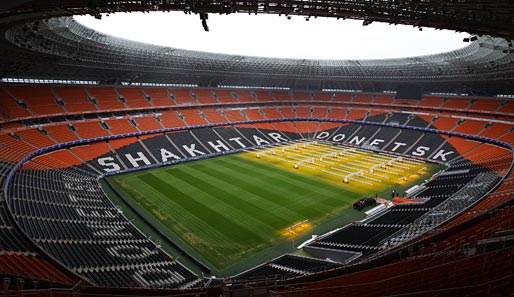 Spielstätte bei der EM: Die Donbass Arena in Donezk