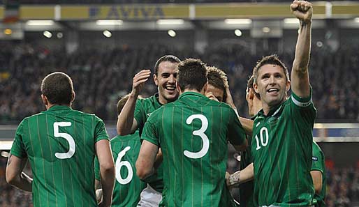 Mit sieben Toren erfolgreichster Ire in der EM-Quali: Kapitän Robbie Keane (r.)