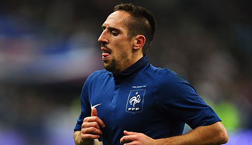 Franck Ribery traf für Frankreich im Testspiel gegen Serbien