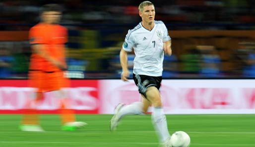 Bastian Schweinsteiger überzeugte im Mittelfeld gegen die Niederlande