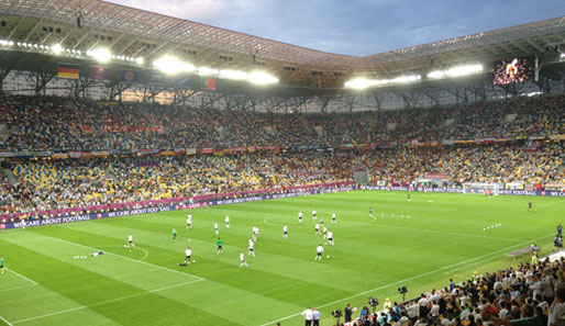 Das Stadion in Lemberg: Super Stimmung beim Deutschland-Sieg gegen Portugal