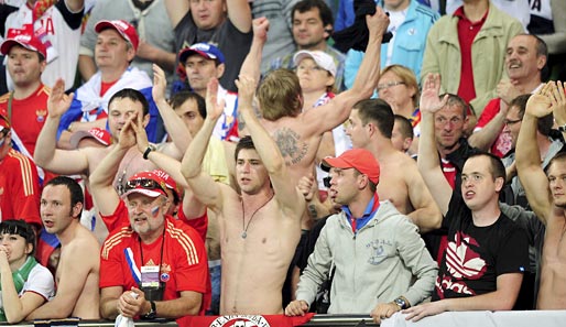 Nach dem Spiel gegen Tschechien kamen Rassimusvorwürfe gegen die russischen Fans auf