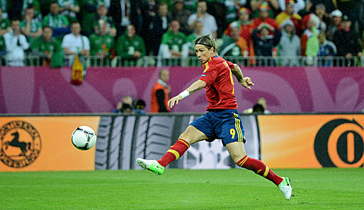Gegen Irland erzielte Fernando Torres zwei Treffer
