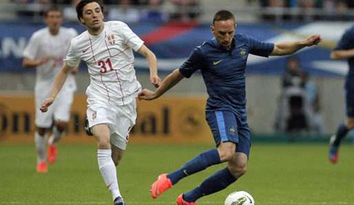 Franck Ribery (r.) will Wiedergutmachung für das Debakel bei der WM 2010 leisten