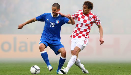 Italien gegen Kroatien musste aufgrund von dichtem Rauch kurzzeitig unterbrochen werden
