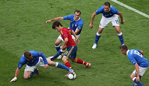 In der Vorrunde trennten sich Spanien und Italien 1:1