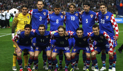 Die kroatische Nationalmannschaft kämpt in Gruppe C ums Weiterkommen