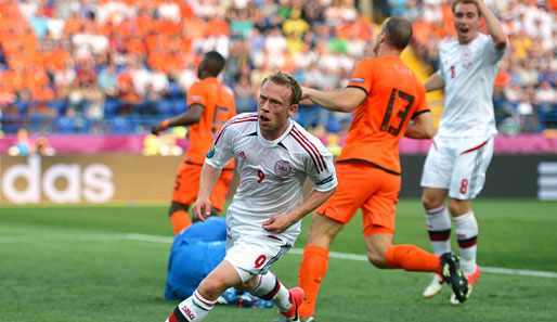 Krohn-Dehli schoss Dänemark zum Sieg gegen die Niederlande