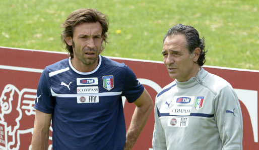 Andrea Pirlo ist einer der Schlüsselspieler im italienischen Team von Cesare Prandelli