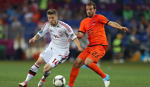 Rafael van der Vaart stand gegen Dänemark lediglich 20 Minuten auf dem Feld