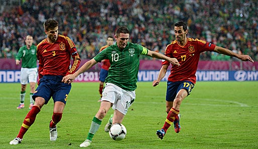 Gegen Spanien war Robbie Keane auf verlorenem Posten. Gegen Italien soll es anders werden
